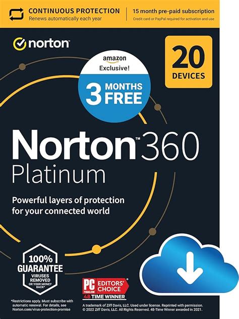 Norton 360 Platinum.